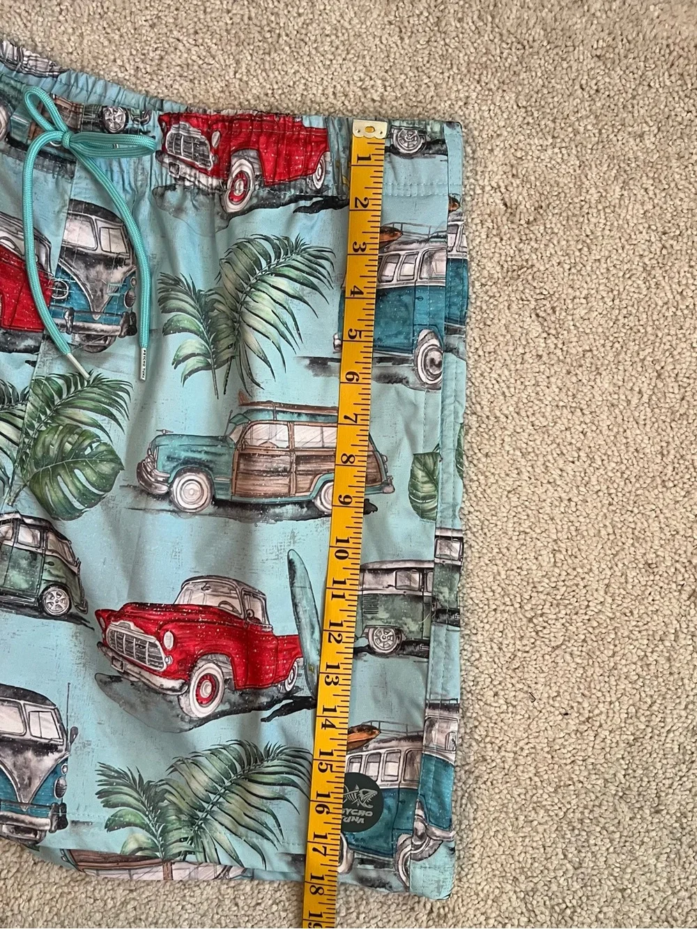 Psycho Tuna NWOT Men’s Hybrid Board Shorts Vintage Surf Wagon Swim Trunks